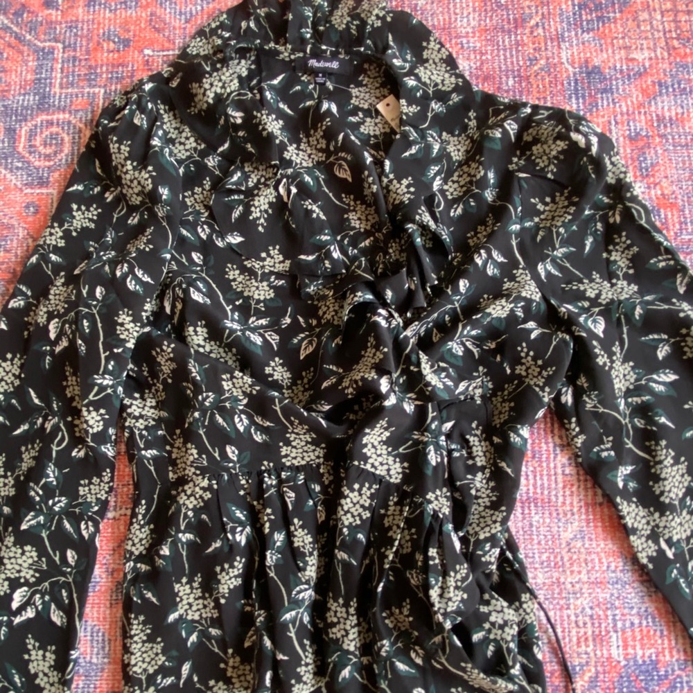 Madewell wrap blouse